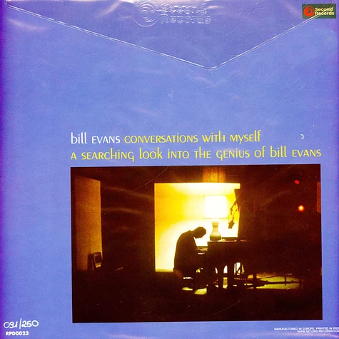 Bill Evans - Conversations With Myself Blue Marble Vinyl Edition