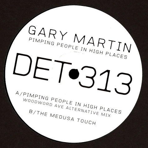Gary Martin - Pimping People In High Places Black Vinyl Edtion