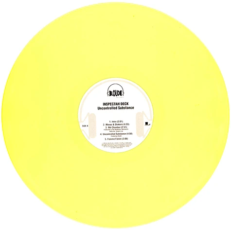 Inspectah Deck - Uncontrolled Substance Yellow Vinyl Edition