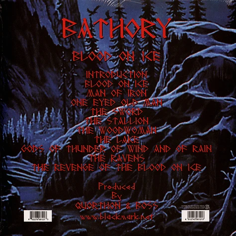 Bathory - Blood On Ice Red Vinyl Edition