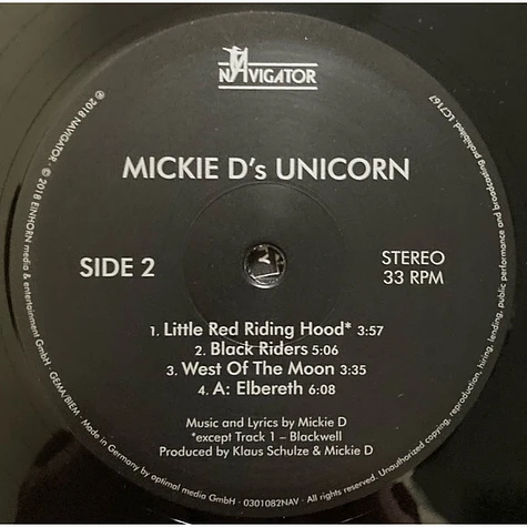 Mickie D's Unicorn - Mickie D's Unicorn