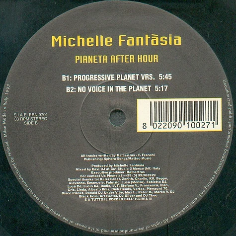 Michelle Fantàsia - Pianeta After Hour