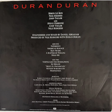 Duran Duran - Notorious