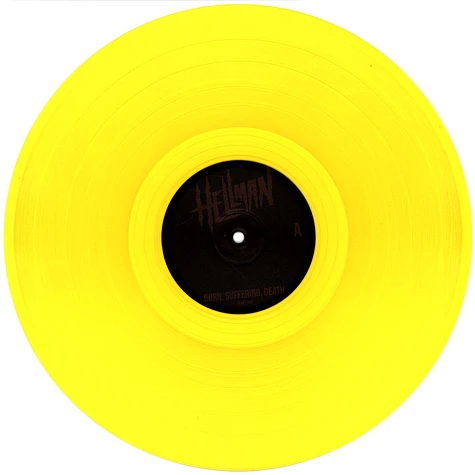 Hellman - Born, Suffering, Death Transparent Yellow Vinyl Edition