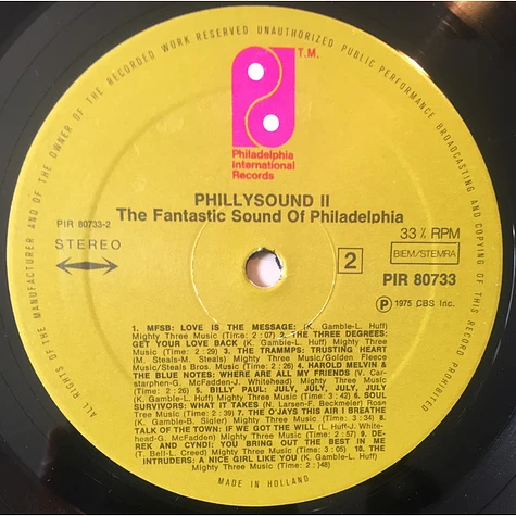 V.A. - Phillysound 2 - The Fantastic Sound Of Philadelphia