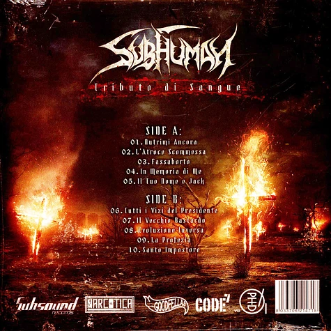 Subhuman - Tributo Di Sangue