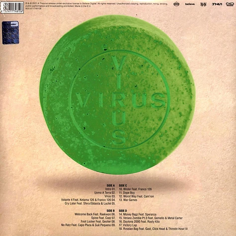 Noyz Narcos - Virus - Vinyl LP - 2022 - EU - Original