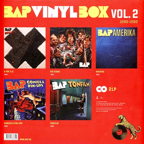 BAP - Bap Vinyl Edition Box Volume 2 1990-1999