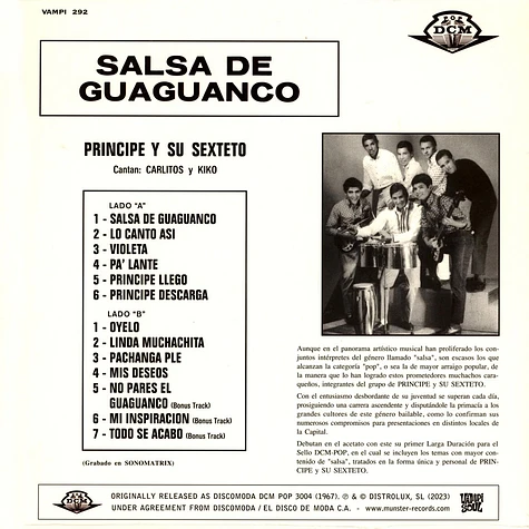 Principe Y Su Sexteto - Salsa De Guaguanco