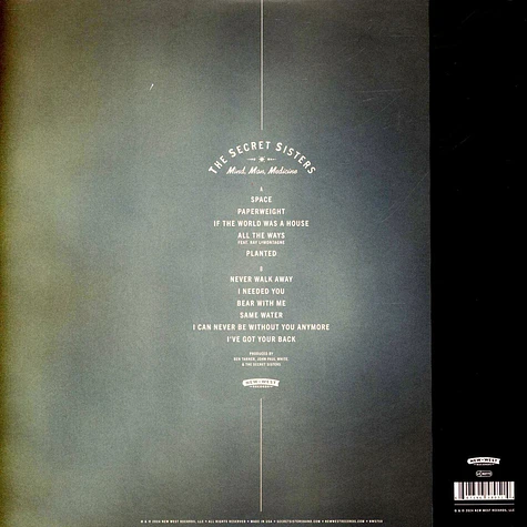The Secret Sisters - Mind, Man, Medicine Jade Vinyl Ediiton