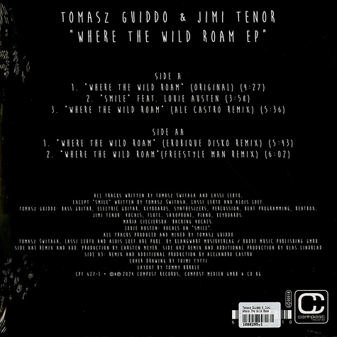 Tomasz Guiddo & Jimi Tenor - Where The Wild Roam EP Erobique Remix