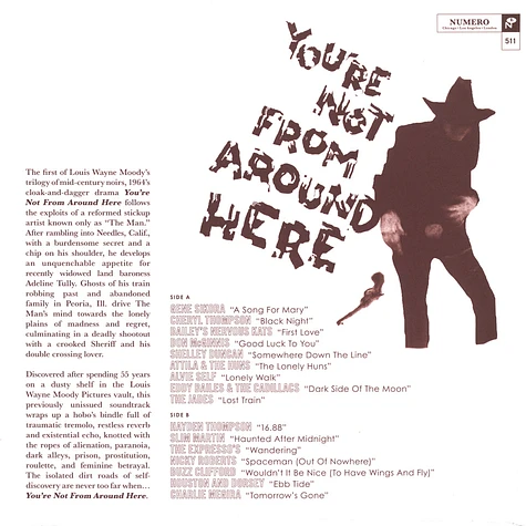 V.A. - You're Not From Around Here Black Vinyl Edition
