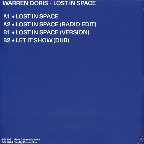 Warren Doris - Lost In Space / Let It Show