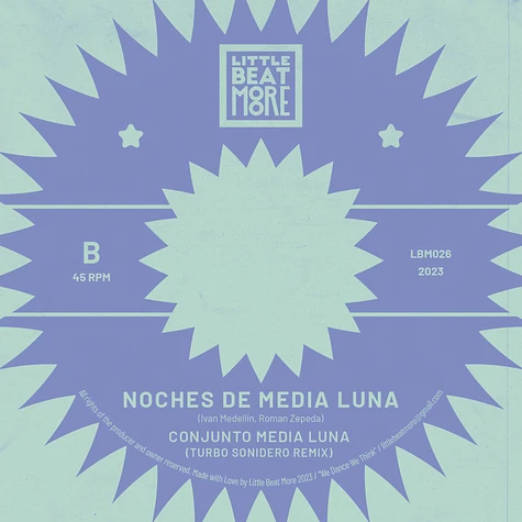 Conjunto Media Luna - Noches De Media Luna Blue Clear Vinyl Edition