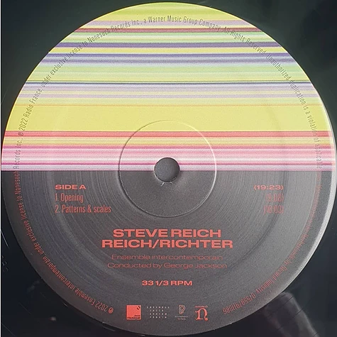 Steve Reich / Ensemble Intercontemporain Conducted By George Jackson - Reich/Richter