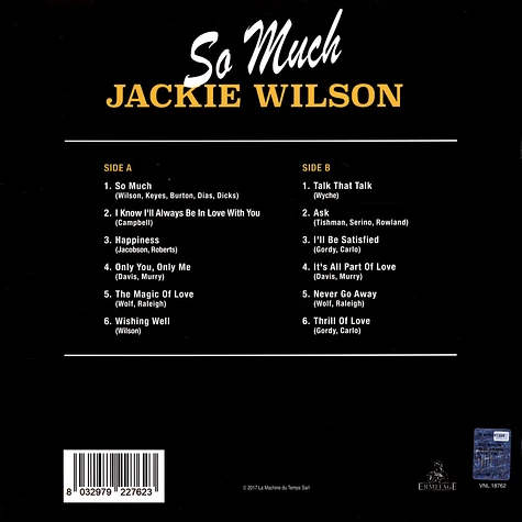 Jackie Wilson - So Much