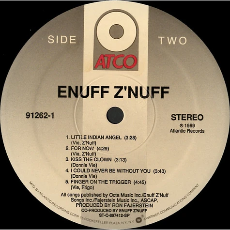 Enuff Z'nuff - Enuff Z'nuff