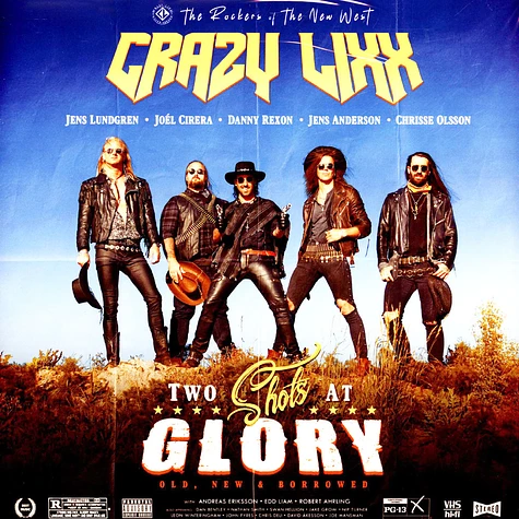 Crazy Lixx - Two Shots At Glory Blue Vinyl Edition