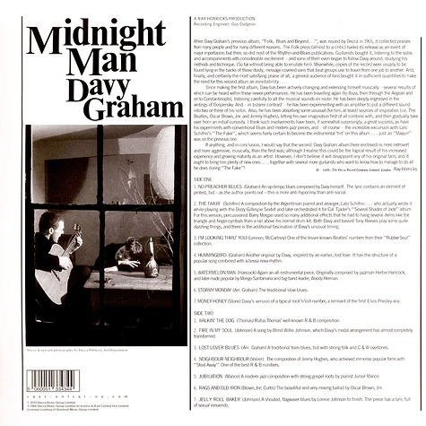 Davy Graham - Midnight Man Black