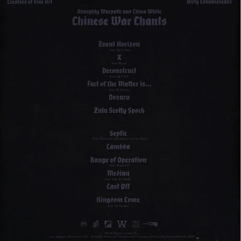 Warpath & China White HIS - Chinese War Chants