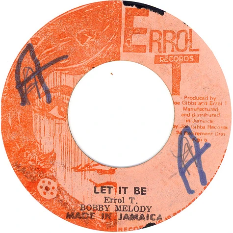 Bobby Melody / The Mighty Two - Let It Be / Version