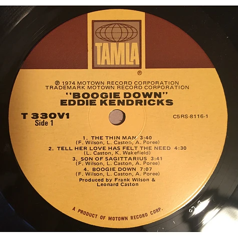 Eddie Kendricks - Boogie Down