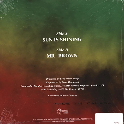 Bob Marley - Sun Is Shining Red Marble Vinyl Edition