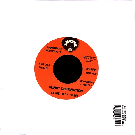 Funky Destination - Soopastole Edits Volume 13 Clear Vinyl Edition