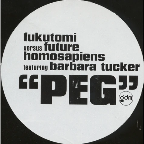Yukihiro Fukutomi Versus Future Homosapiens Featuring Barbara Tucker - Peg