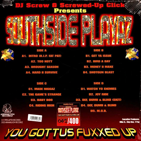 DJ Screw & Screwed-Up Click Presents Southside Plaza - You Gottus Fuxxed Up