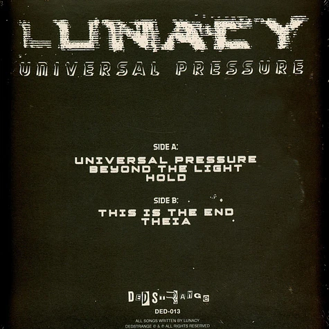 Lunacy - Universal Pressure