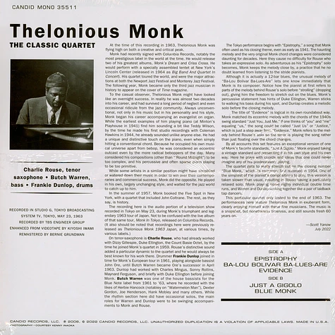 Thelonious Monk - Classic Quartet