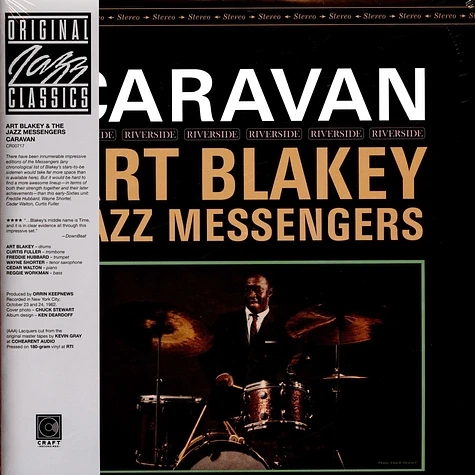 Art & The Jazz Messengers Blakey - Caravan Original Jazz Classic Series