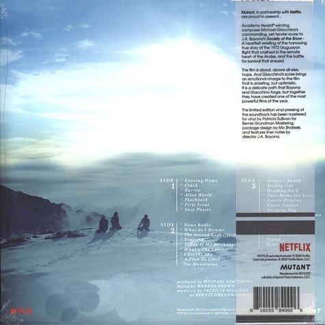 Michael Giacchino - OST Society Of The Snow (Netflix Film)
