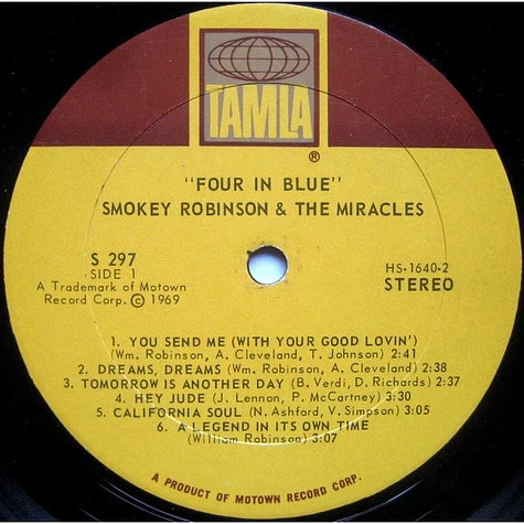 The Miracles - Four In Blue