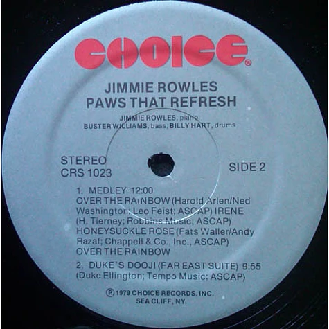 Jimmy Rowles - Paws That Refresh