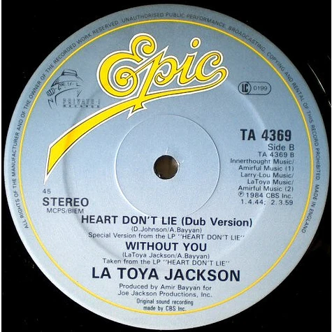 La Toya Jackson - Heart Don't Lie