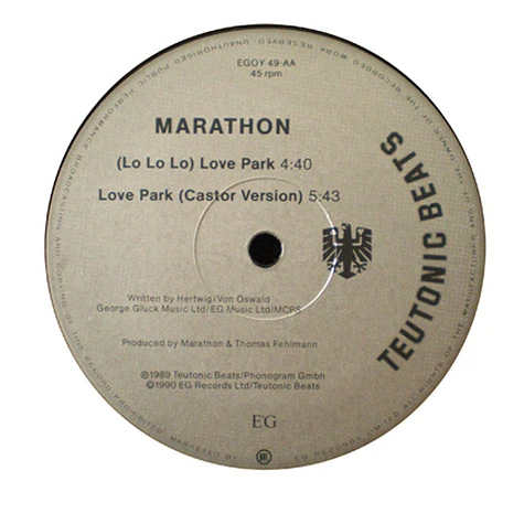Marathon - Love Park (Pickering And Park Remix)