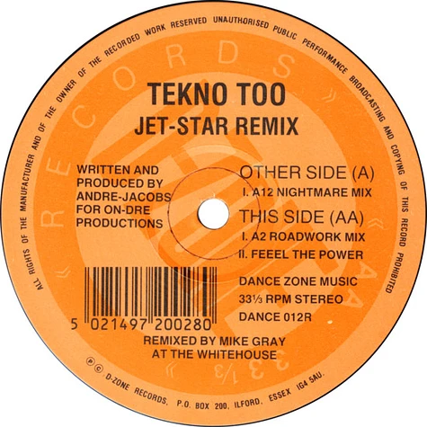 Tekno Too - Jet-Star (A12 Nightmare Mix)