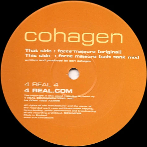 Cohagen - Force Majeure
