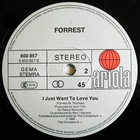 Forrest - Feel The Need