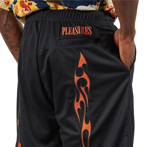 PLEASURES - Flame Mesh Shorts