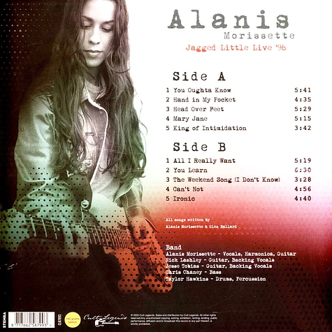 Alanis Morissette - Jagged Little Live '96
