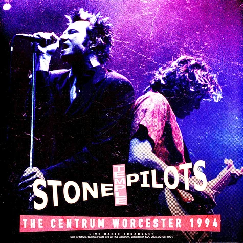 Stone Temple Pilots - The Centrum Worcester 1994 Blue Transparent Vinyledition