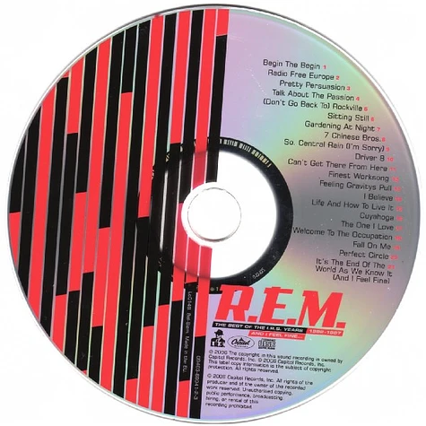 R.E.M. - And I Feel Fine...The Best Of The I.R.S. Years 1982-1987 (Collectors' Edition)