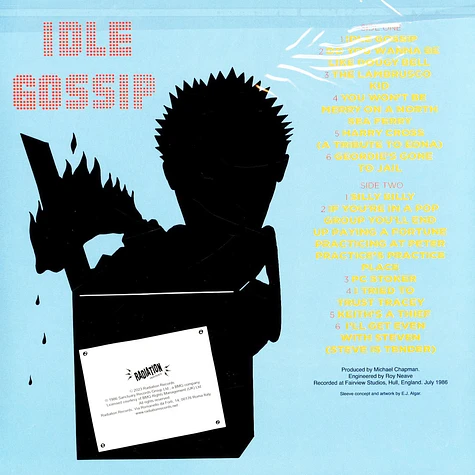 Toy Dolls - Idle Gossip Black Vinyl Edtion