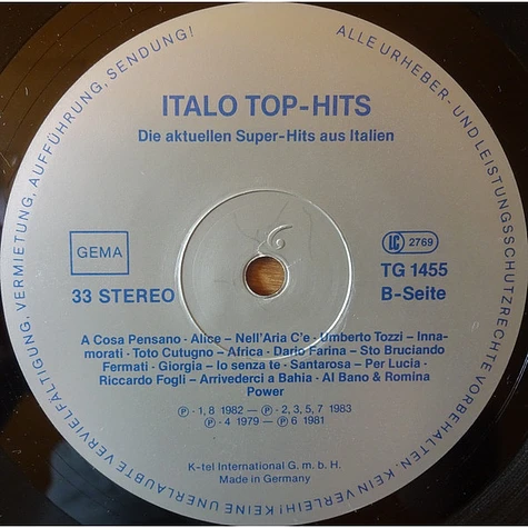 V.A. - Italo Top-Hits