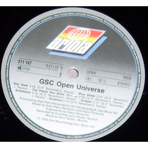 GSC - Open Universe