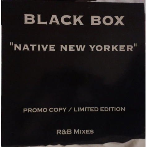 Black Box - Native New Yorker (R&B Mixes)