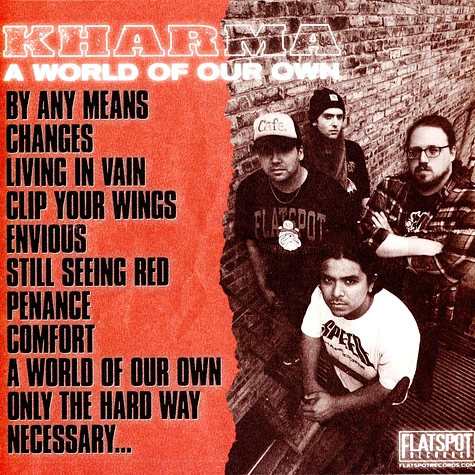 Kharma - A World Of Our Own Ultra Clear W Purple Splatter Vinyl Edition